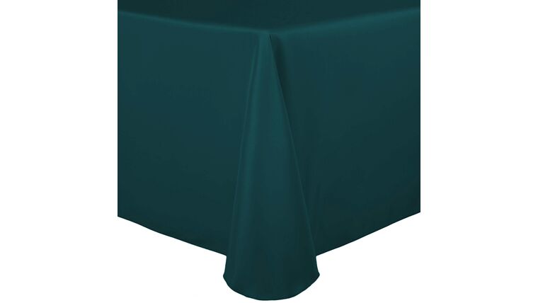Polyester | Teal | 60″ x 120″ Rectangular Tablecloth Rental | Rental