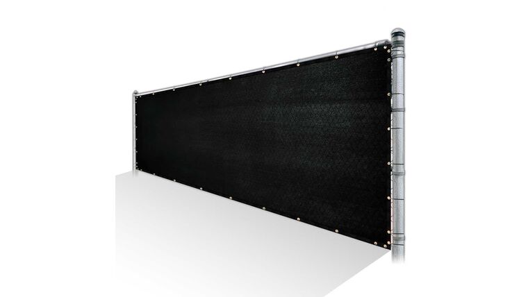 100′ x 5.8′ Privacy Wind Screen – Black | Rental