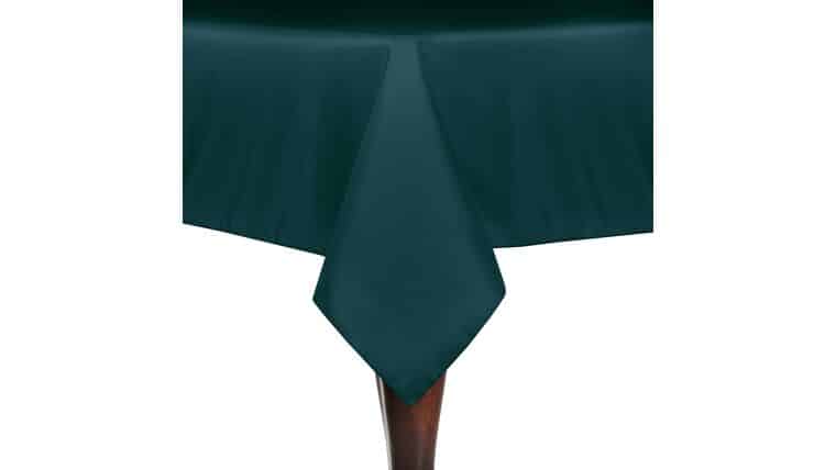Polyester | Teal | 45″ x 45″ Square Tablecloth Rental | Rental