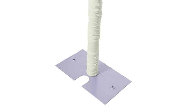 10′ x 1.5″ Spandex Pole Cover – Bone | Rental 10′ x 1.5″ Spandex Pole Cover – Bone | Rental