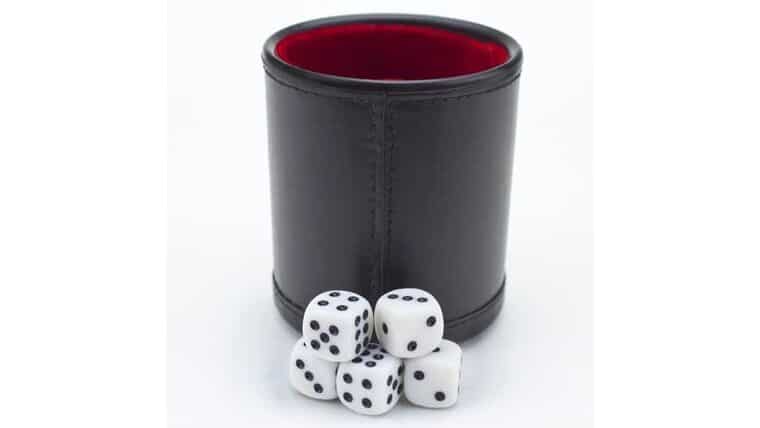 Part  – Brown Leather Dice Cup Rental | Rental