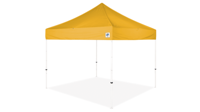 10′ x 10′ Commercial Pop Up Tent – Gold | Rental