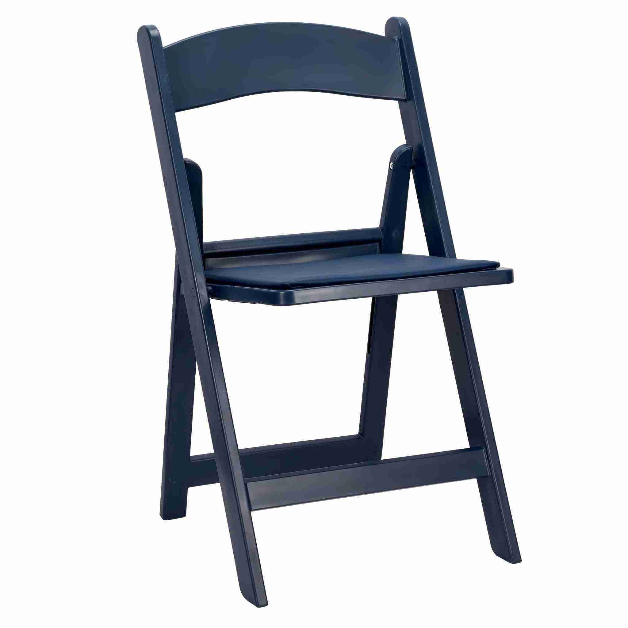 Deep Blue Sea with Matching Seat Resin Steel Skeleton Folding Chair (Per Chair Price Shown – Sold only in Quantities of 4) | Rental Deep Blue Sea with Matching Seat Resin Steel Skeleton Folding Chair (Per Chair Price Shown – Sold only in Quantities of 4) | Rental