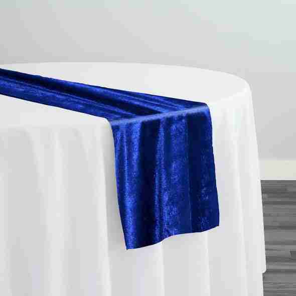 Lush Velvet Table Runner in Navy | Rental Lush Velvet Table Runner in Navy | Rental