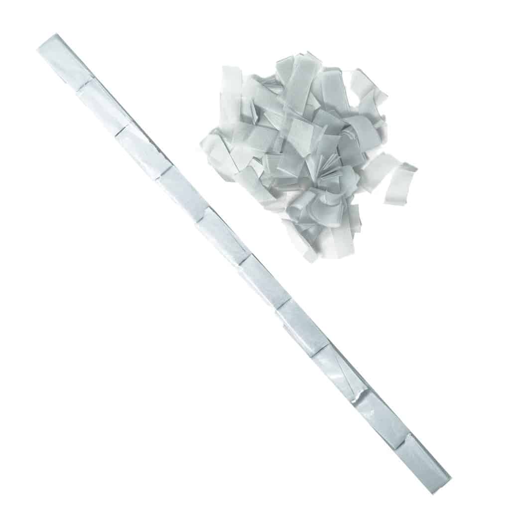 White Tissue Confetti – Speed Load Cannon Sleeve (1/4lb) | Rental White Tissue Confetti – Speed Load Cannon Sleeve (1/4lb) | Rental
