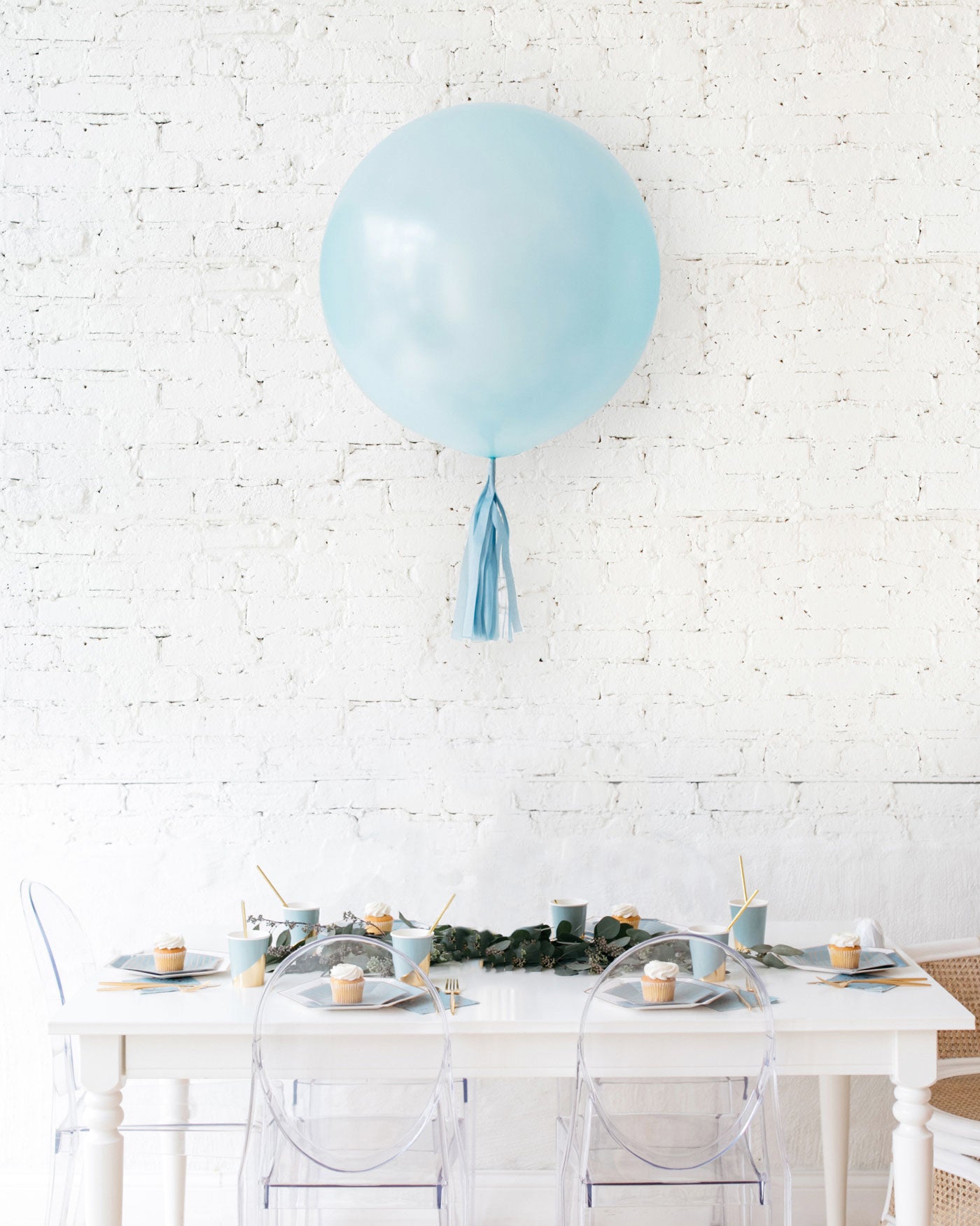 Petits Pastels – Blue Giant Balloon with Skirt Centerpiece | Purchase Petits Pastels – Blue Giant Balloon with Skirt Centerpiece | Purchase