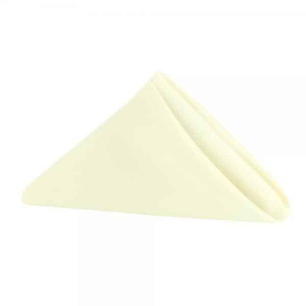 Decostar™ Economy Polyester Napkin 17″ 6pc/pack – Ivory | Rental