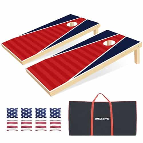 Cornhole Set, 4×2 ft Cornhole Boards Games Set, Solid Wood Corn Holes Outdoor Game, Regulation Corn Hole Sets with Bags Includes 2 Boards, 8 Beans Bags & Case, Perfect for Lawn, Ba | Rental Cornhole Set, 4×2 ft Cornhole Boards Games Set, Solid Wood Corn Holes Outdoor Game, Regulation Corn Hole Sets with Bags Includes 2 Boards, 8 Beans Bags & Case, Perfect for Lawn, Ba | Rental