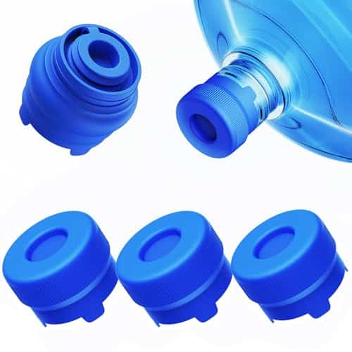 【Upgraded】Morsatie Reusable 3 & 5 Gallon Water Jug Cap, No Leaking & Popping Open, Food Grade Silicone Replacement Cap for 55mm Standard/Screw/Crown Top Water Bottle & Water Pump D | Rental 【Upgraded】Morsatie Reusable 3 & 5 Gallon Water Jug Cap, No Leaking & Popping Open, Food Grade Silicone Replacement Cap for 55mm Standard/Screw/Crown Top Water Bottle & Water Pump D | Rental