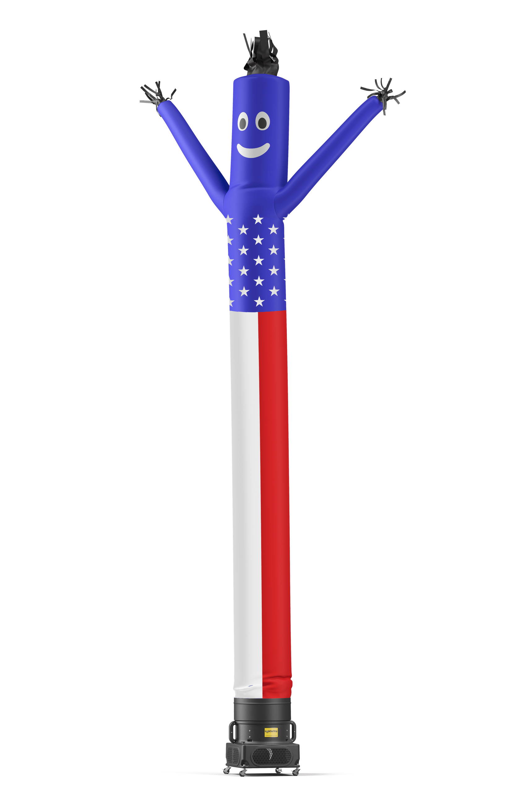 American Flag Air Dancers® Inflatable Tube Man 6′ | Rental