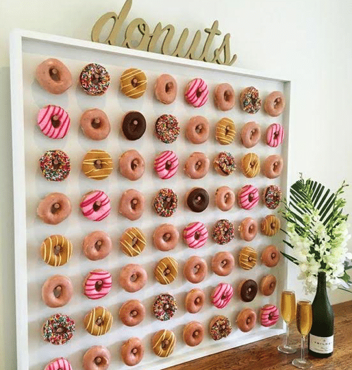 4′ x 4′ White Wood Donut Wall | Rental 4′ x 4′ White Wood Donut Wall | Rental