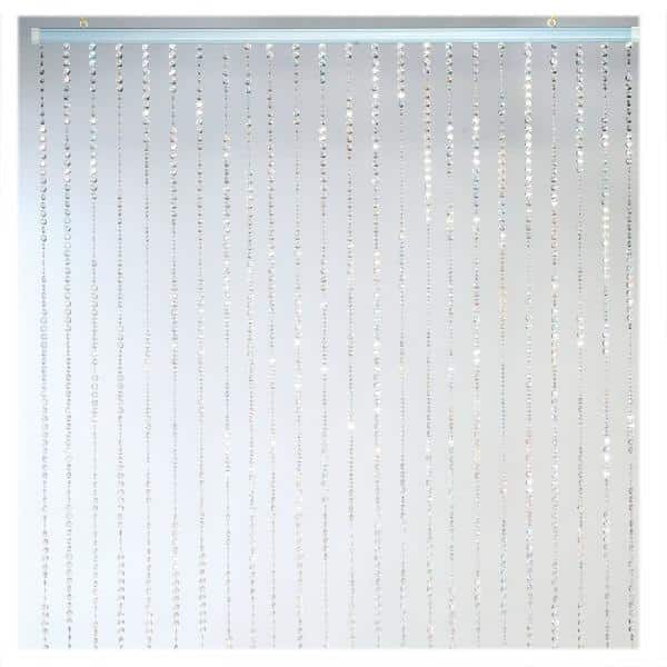 Decostar™ 6ft Crystal Iridescent Diamond Cut Curtain | Rental Decostar™ 6ft Crystal Iridescent Diamond Cut Curtain | Rental