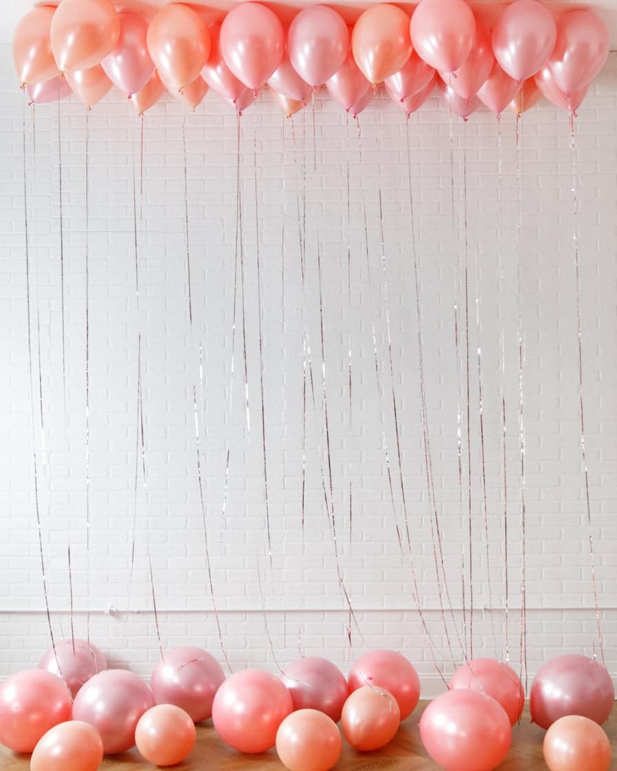 Rosé Bubbles – Ceiling & Floor Balloon Set | Rental Rosé Bubbles – Ceiling & Floor Balloon Set | Rental