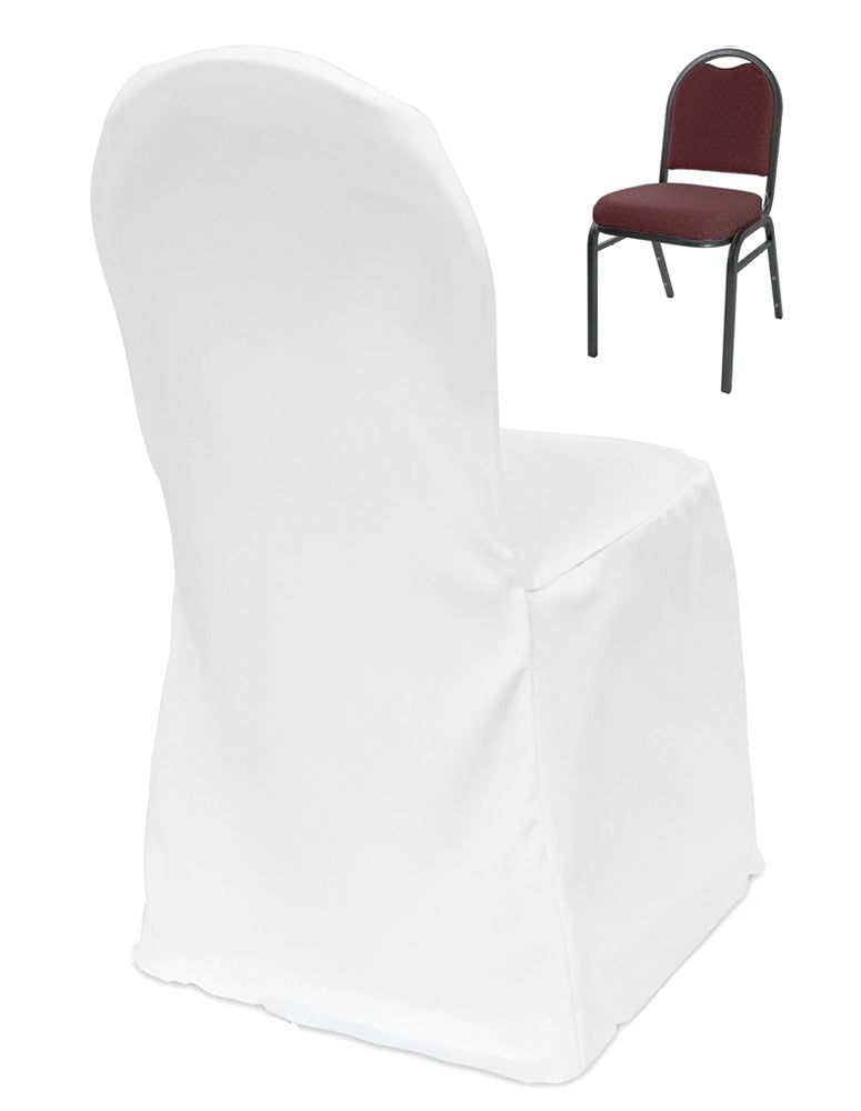 Poplin Banquet Chair Cover – Basic Quality | Rental Poplin Banquet Chair Cover – Basic Quality | Rental