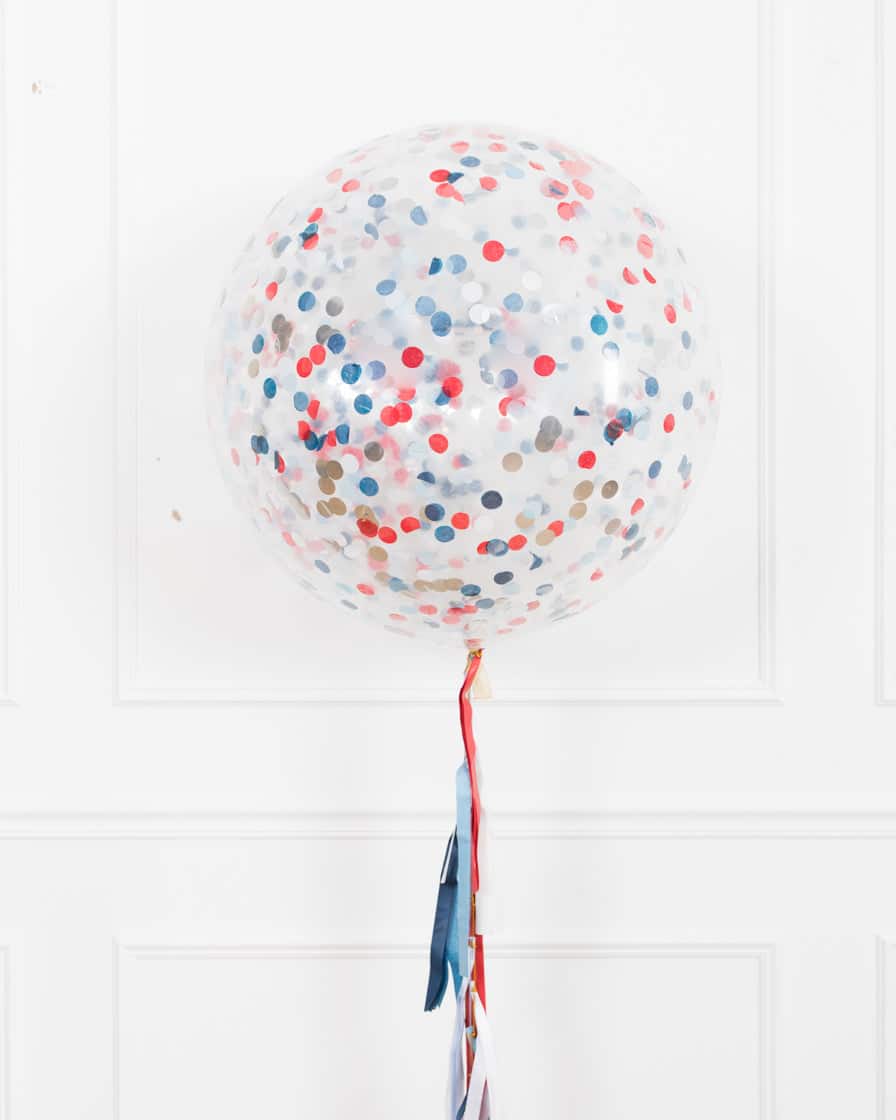 Baseball – Confetti Giant Balloon with Tassel | Rental Baseball – Confetti Giant Balloon with Tassel | Rental
