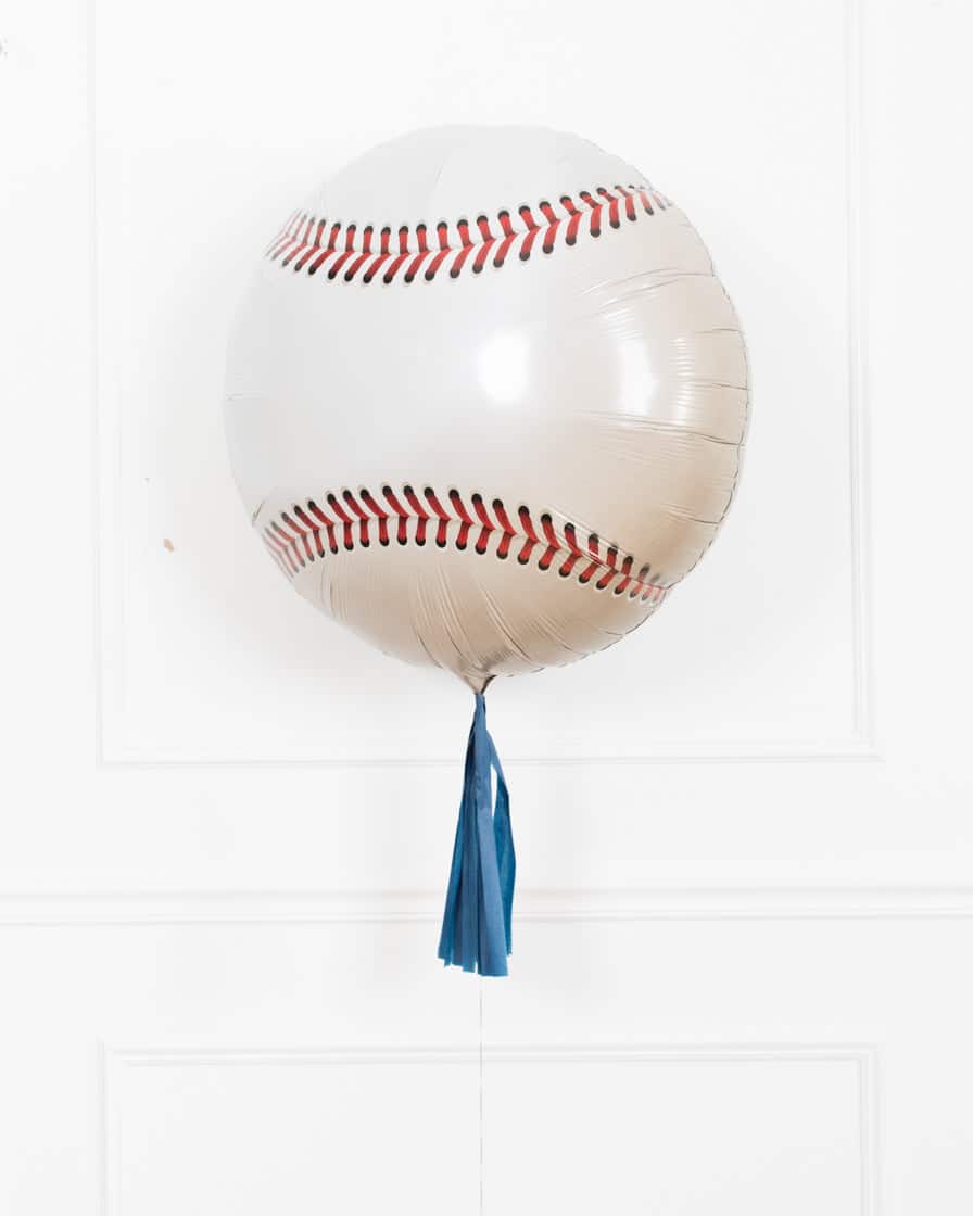 Baseball – Baseball Foil Balloon with Skirt | Rental Baseball – Baseball Foil Balloon with Skirt | Rental