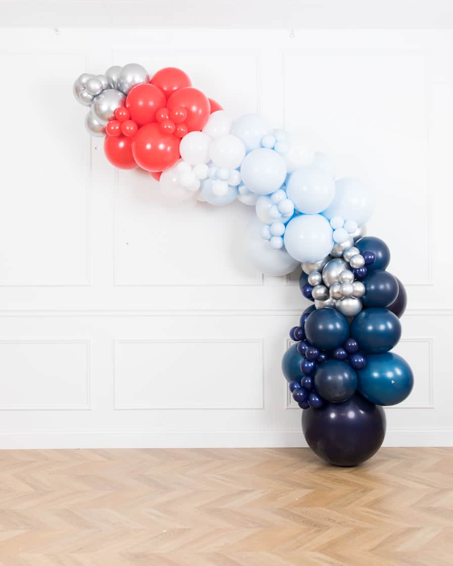 Baseball – Balloon Garland Install Piece -12ft | Rental