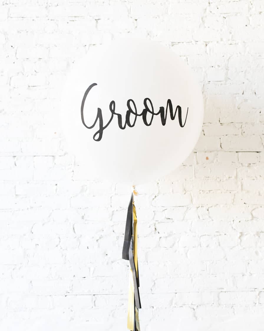 Couture – GROOM Giant Balloon with Tassel | Rental Couture – GROOM Giant Balloon with Tassel | Rental