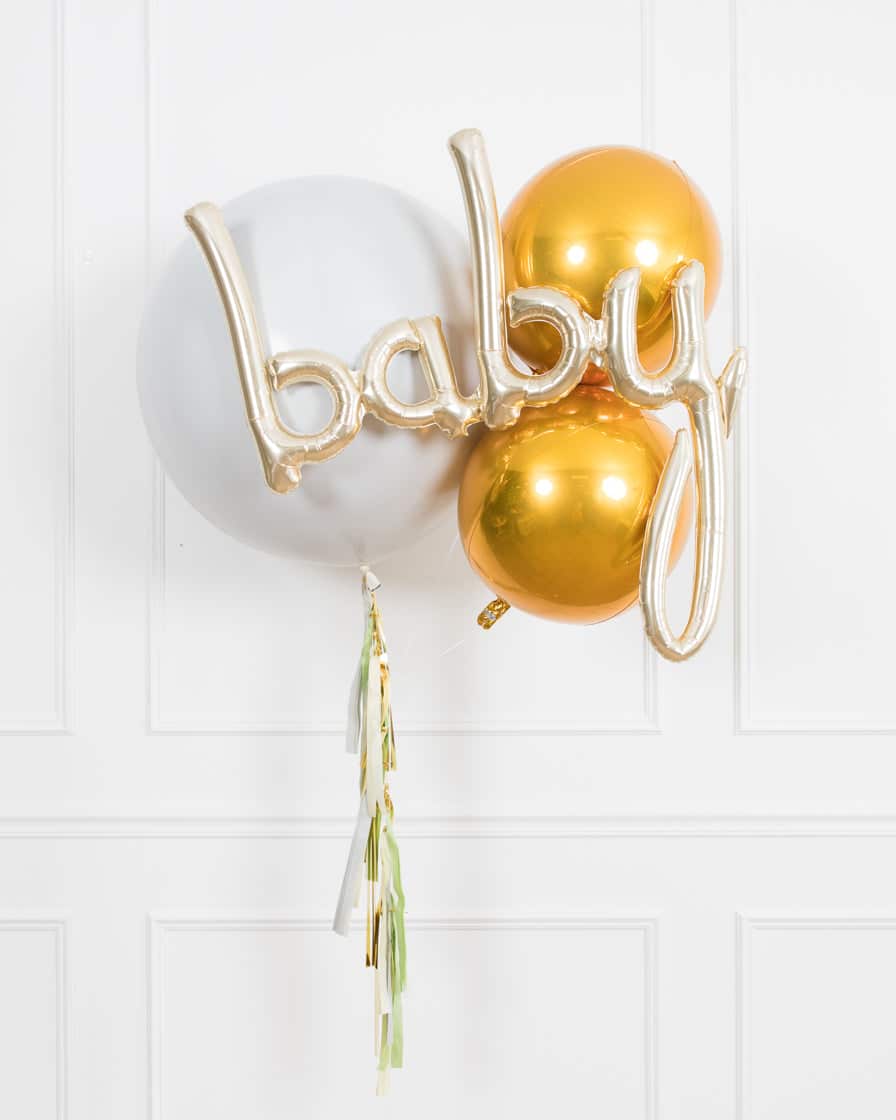 Botanical – Giant BABY Bouquet with Half-Tassel | Rental