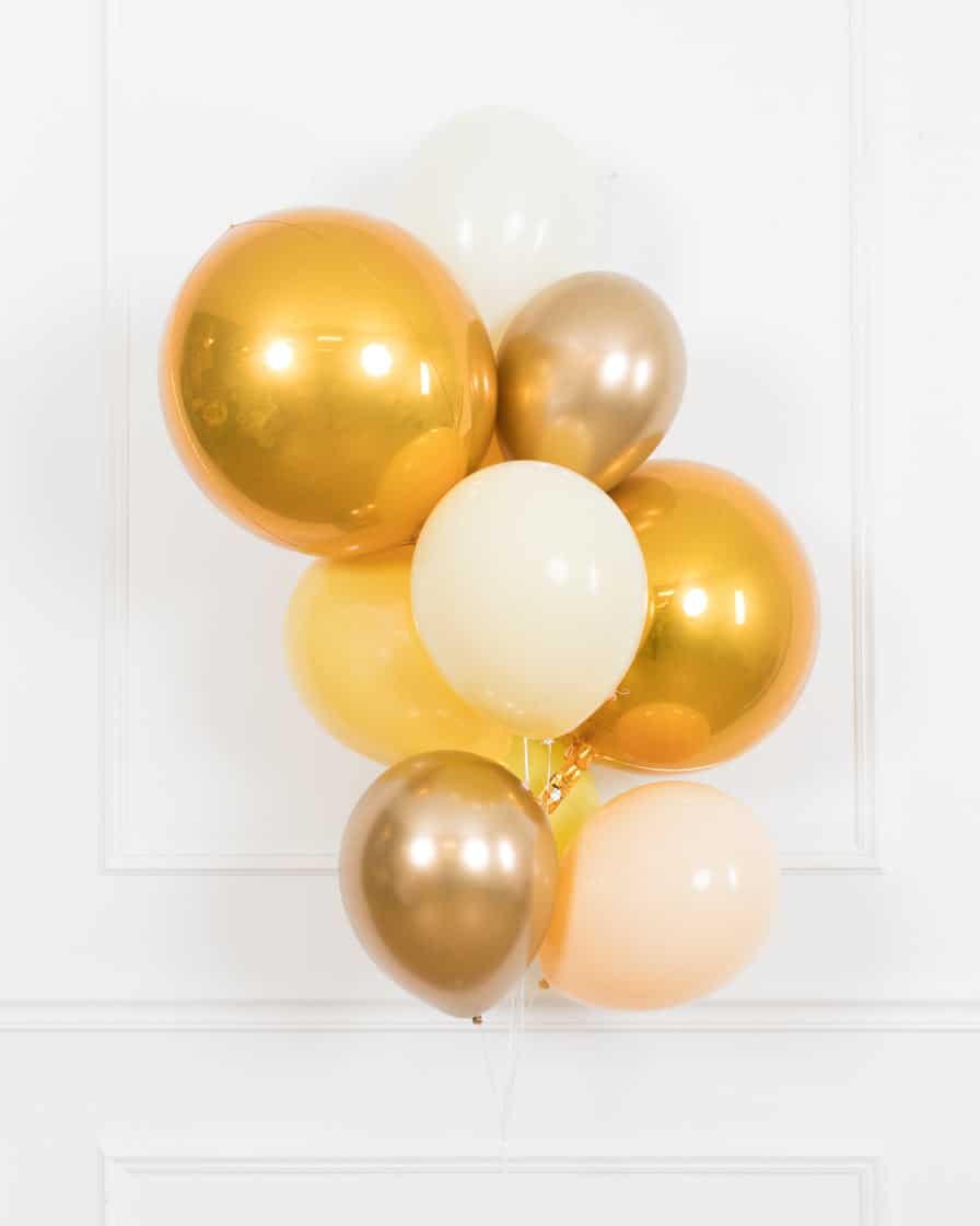 Bee Theme – Orbs and 11in Balloons – bouquet of 10 | Rental Bee Theme – Orbs and 11in Balloons – bouquet of 10 | Rental