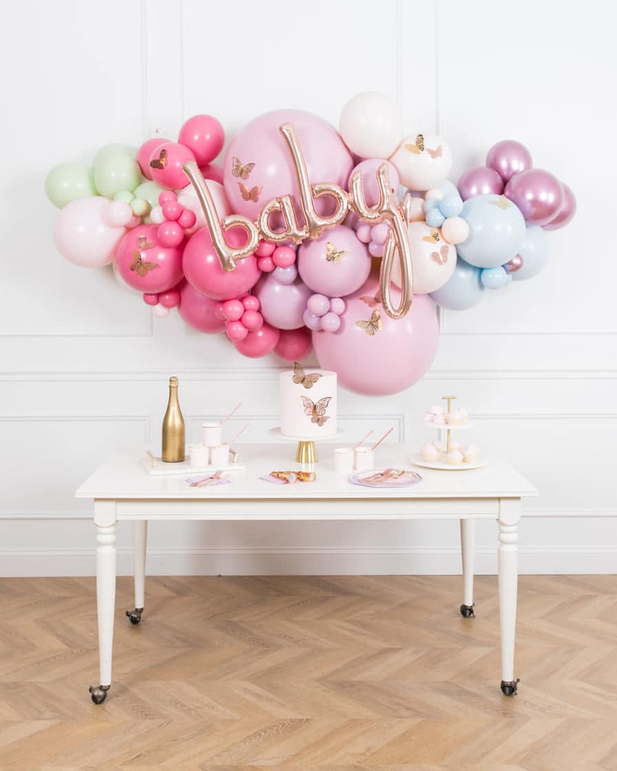 Butterfly Garden – BABY Balloon Backdrop Install Piece | Rental