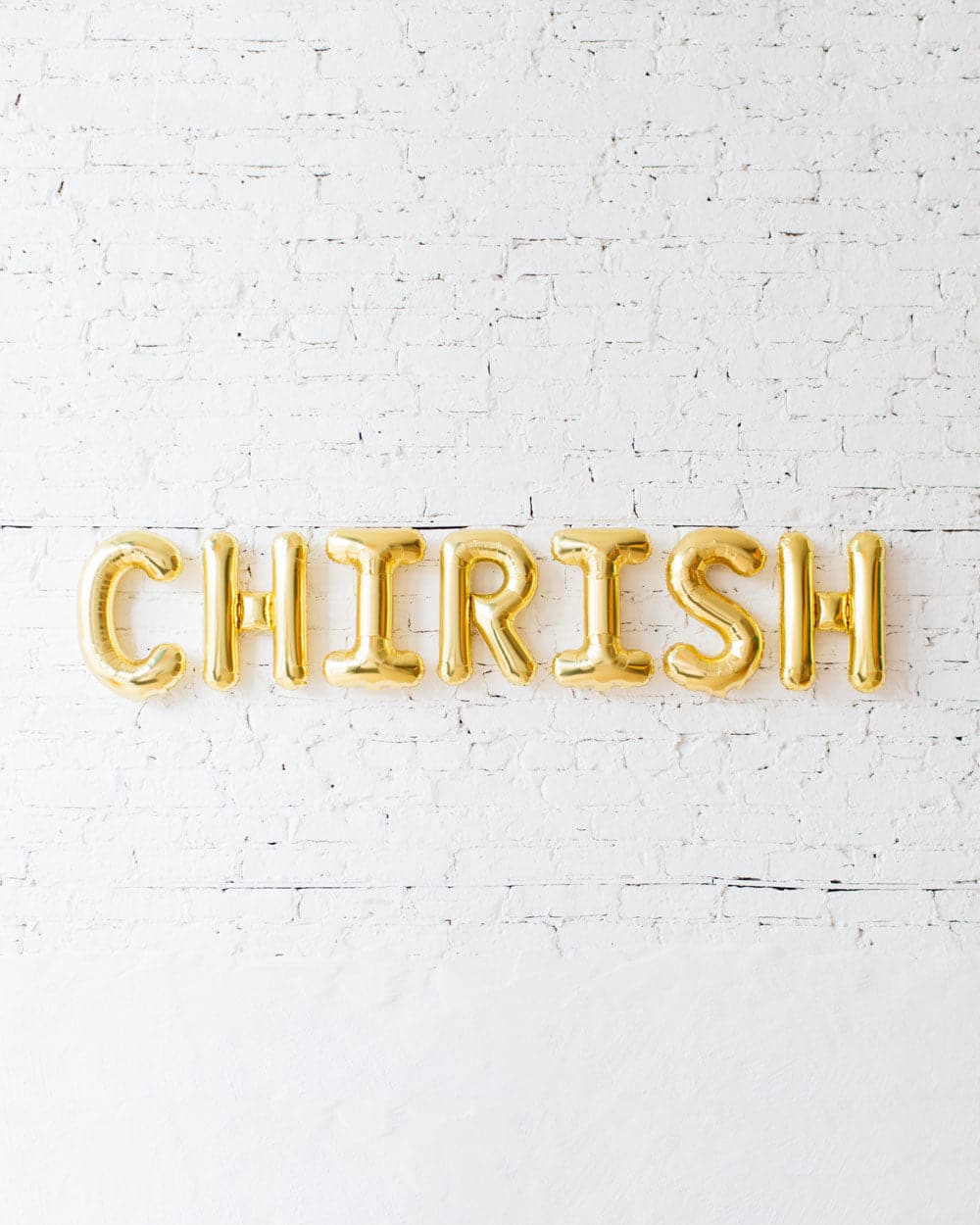 St. Patrick’s Day – 16in Gold CHIRISH Foil Letters Set | Rental St. Patrick’s Day – 16in Gold CHIRISH Foil Letters Set | Rental