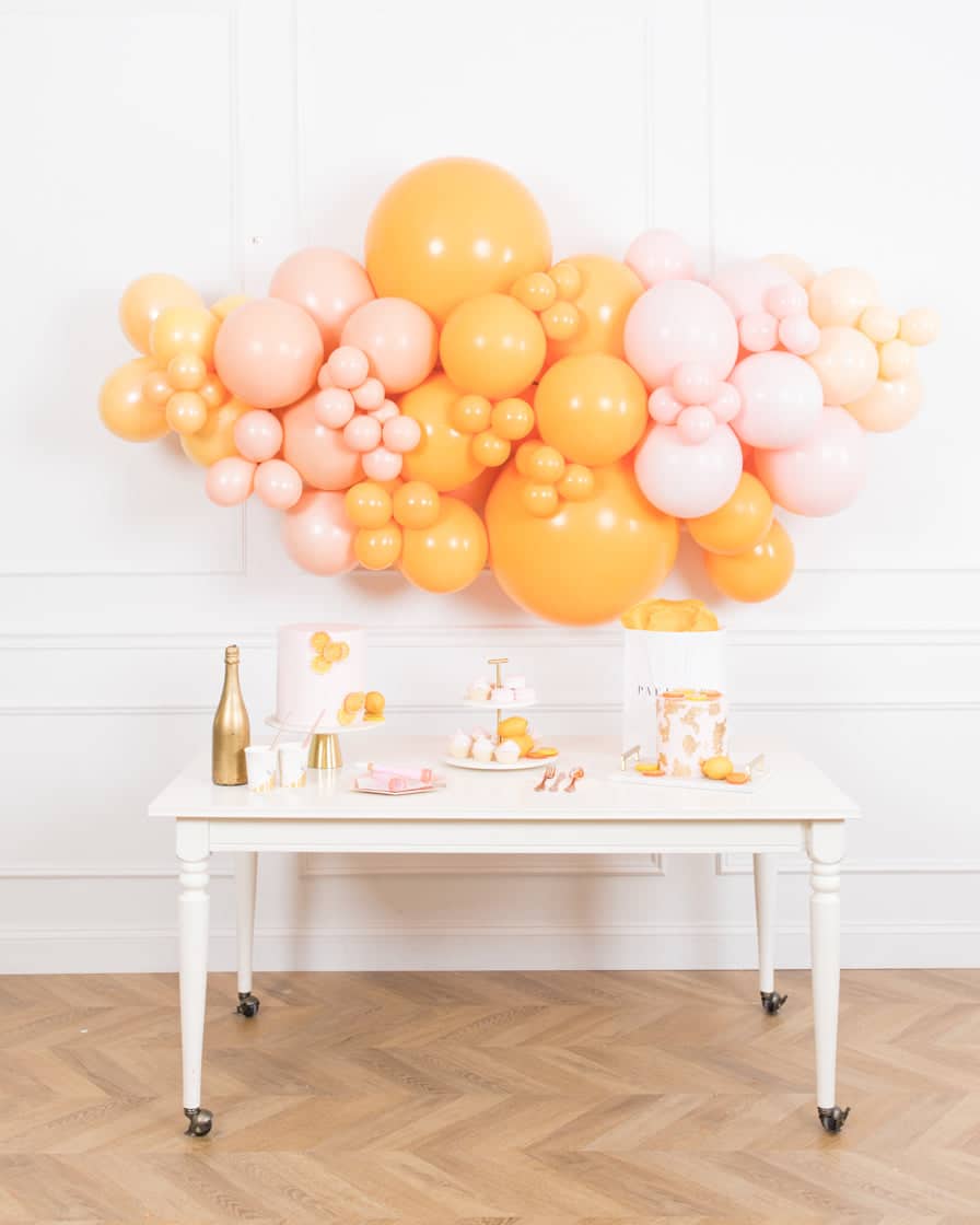 Citrus – Balloon Backdrop Install Piece | Rental