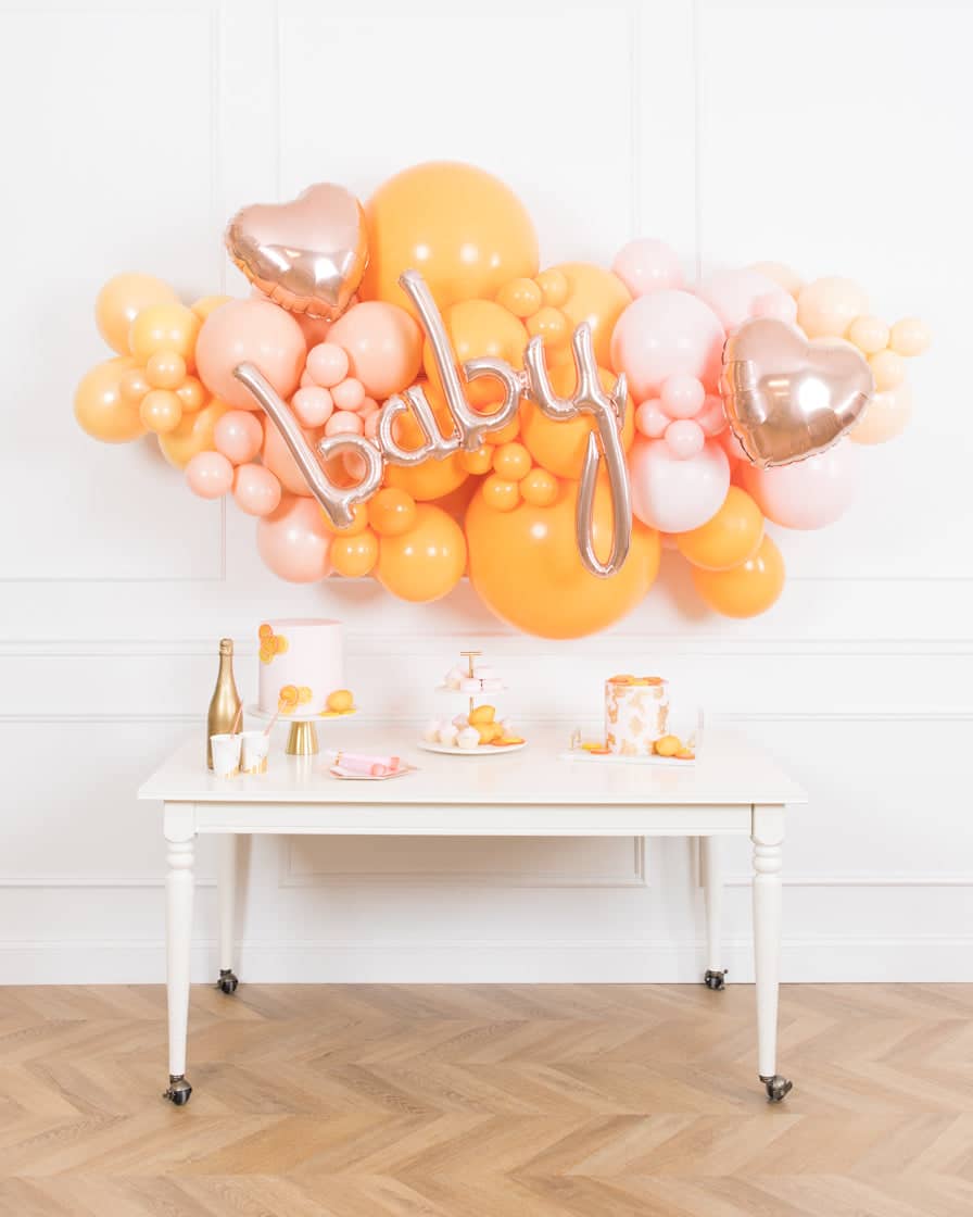 Citrus – BABY Balloon Backdrop Install Piece | Rental