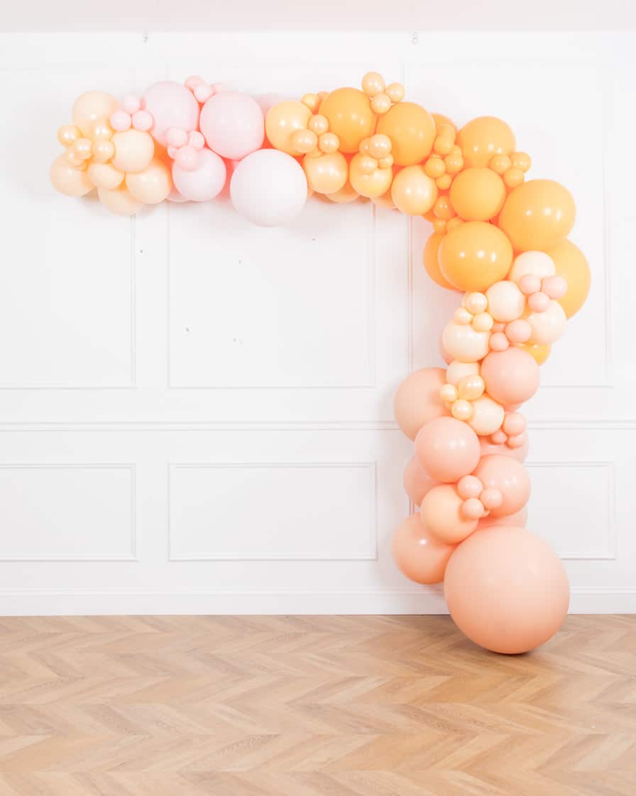 Citrus – Balloon Garland Install Piece – 12ft | Rental