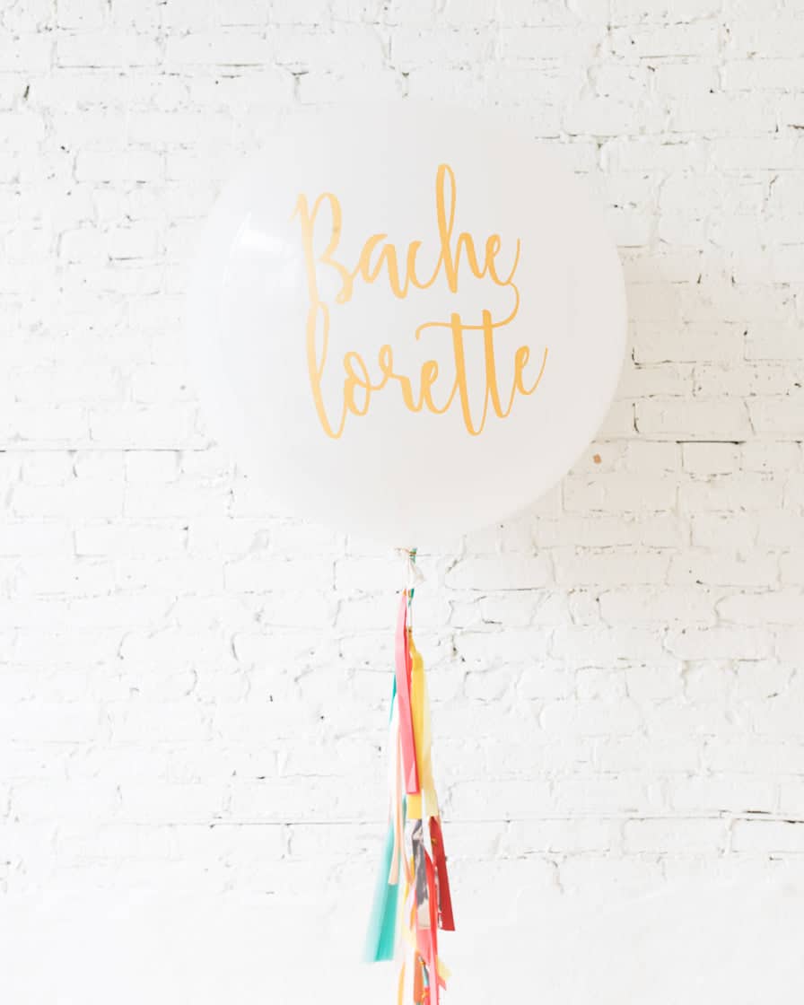 Colorful Bloom – Bachelorette Giant Balloon with Tassel | Rental Colorful Bloom – Bachelorette Giant Balloon with Tassel | Rental