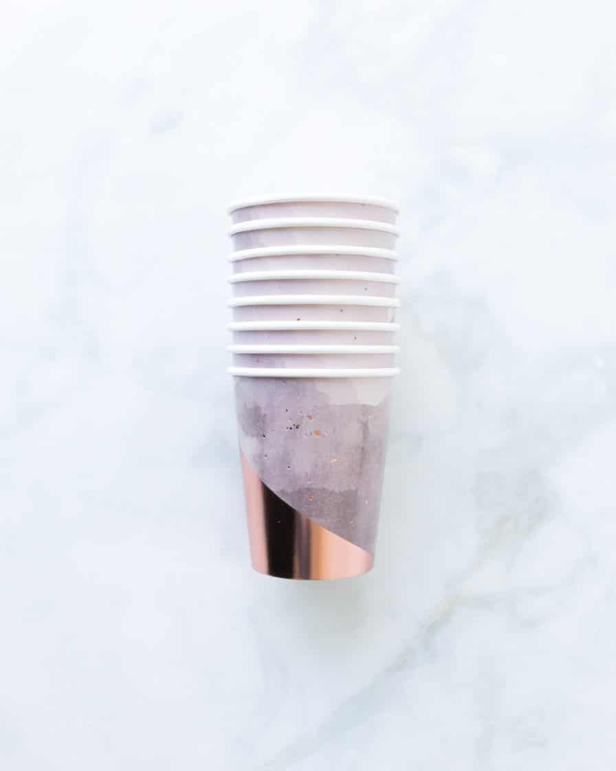 Harlow & Grey – Amethyst Cups – pack of 8 | Rental