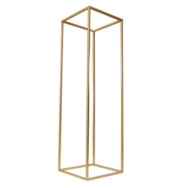 DecoStar™ Metal Collapsing Frame for Limitless Decor Options – Soft Matte Gold | Rental DecoStar™ Metal Collapsing Frame for Limitless Decor Options – Soft Matte Gold | Rental