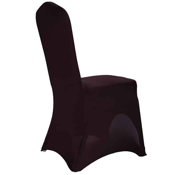 200 GSM Grade A Quality Spandex (Lycra) Banquet & Wedding Chair Cover By Eastern Mills in Chocolate Brown Color | Rental
