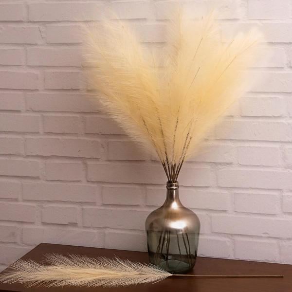 Faux Pampas Grass – 6 Stems – 38″ Long – Sand | Rental