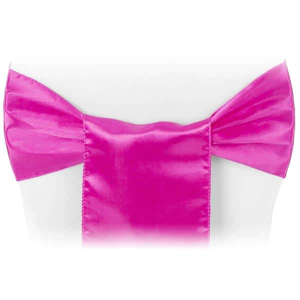 Sleek Satin Sash 6″ x 108″ – Fuchsia | Rental