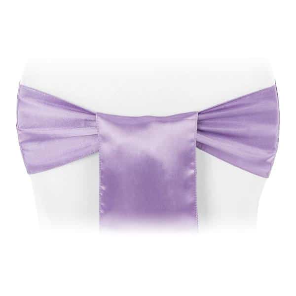 Sleek Satin Sash 6″ x 108″ – Victorian Lilac/Wisteria | Rental