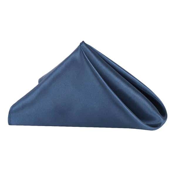 Sleek Satin Napkin 20″x20″ – Navy Blue | Rental