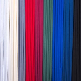 Poly Premier Plus “Poly Satin” by Eastern Mills – Cloth Drape Panel w/ Sewn Rod Pocket – 6ft | Rental
