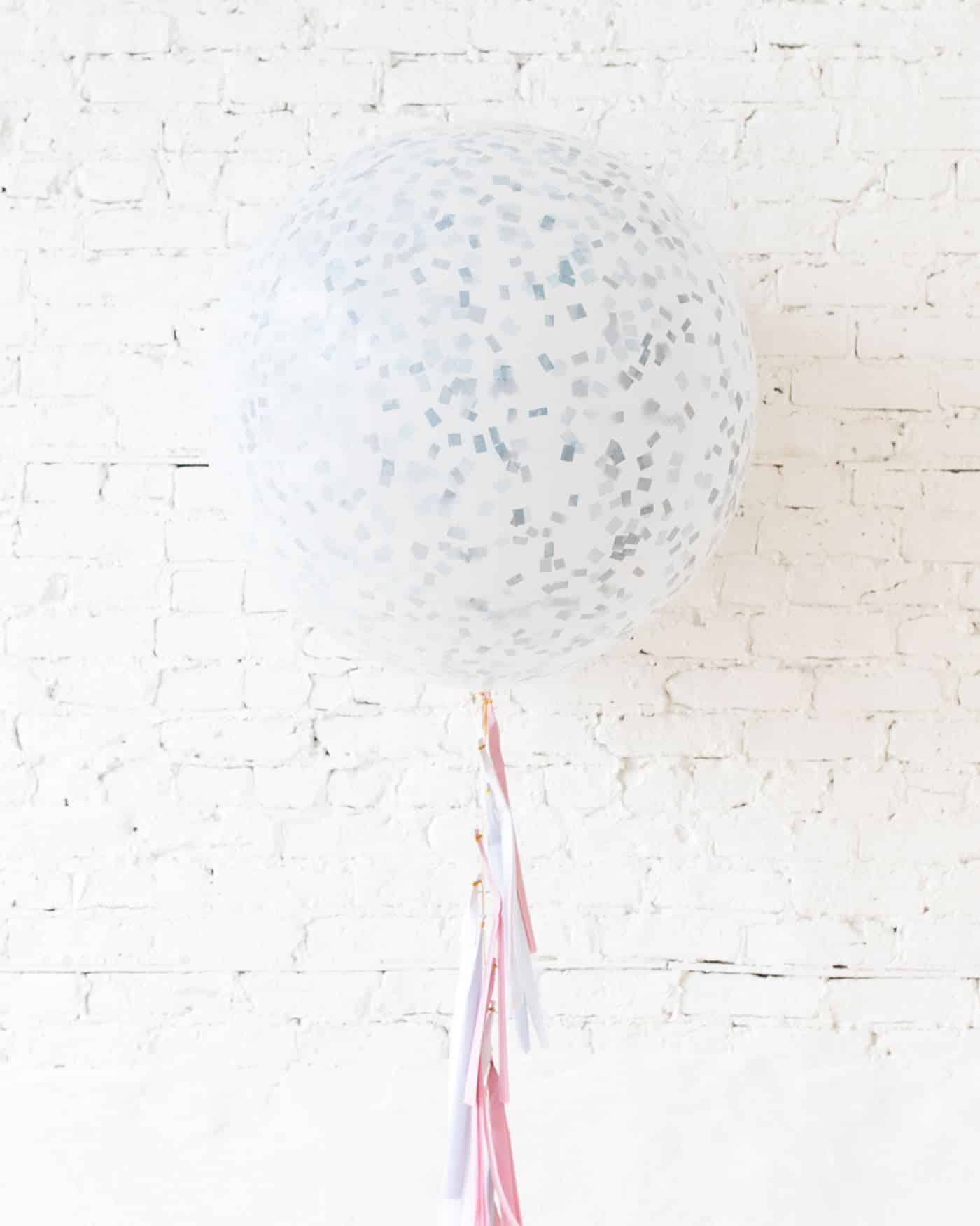 Petits Pastels – Frosted Blue Giant Balloon with Tassel | Purchase Petits Pastels – Frosted Blue Giant Balloon with Tassel | Purchase
