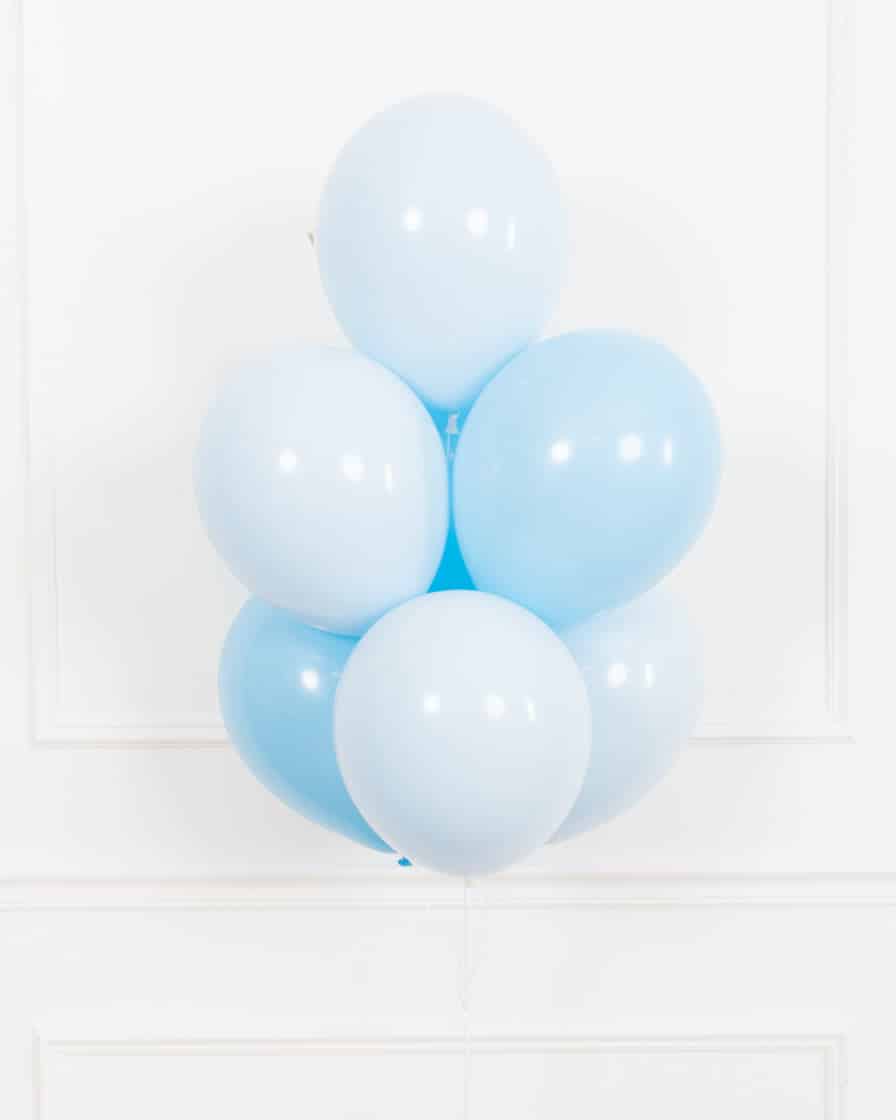 Petits Pastels – 11in Blue Balloons bouquet | Purchase Petits Pastels – 11in Blue Balloons bouquet | Purchase