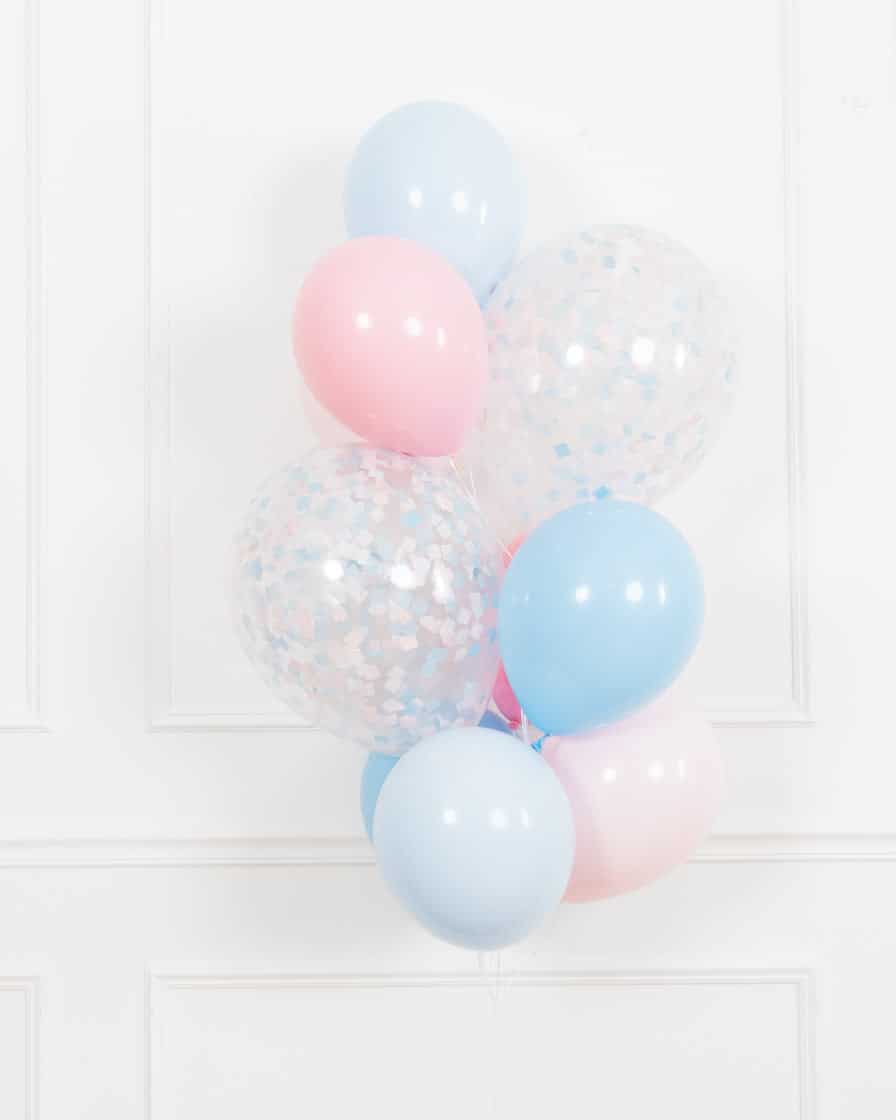 Petits Pastels – Confetti and 11in Balloons – bouquet of 10 | Purchase Petits Pastels – Confetti and 11in Balloons – bouquet of 10 | Purchase