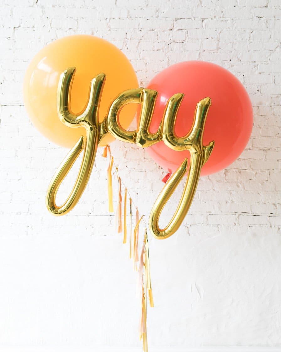 GIFT-Coral & Yellow Giant Yay Bouquet | Rental