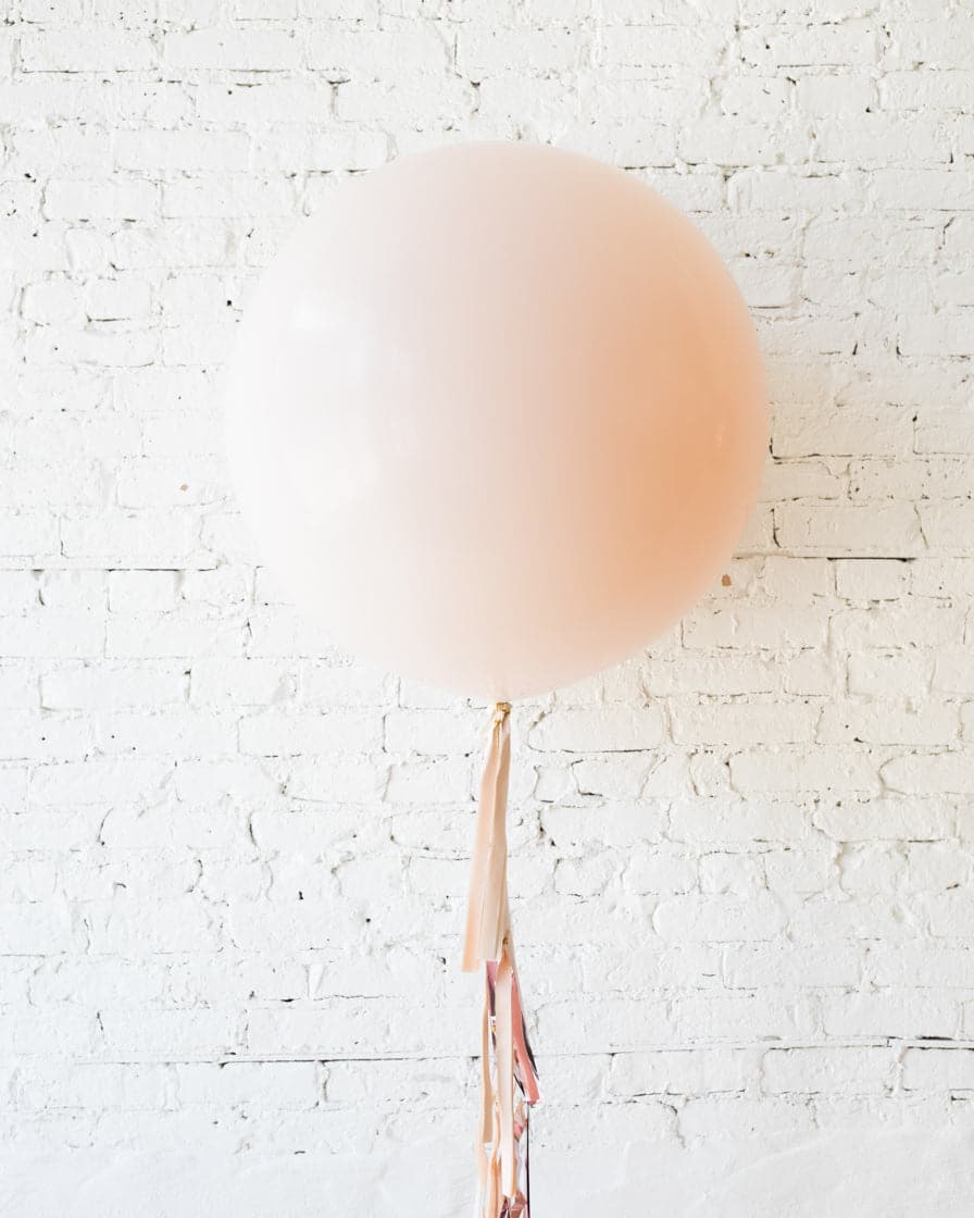 Glam Tan – Giant Balloon with Tassel | Rental Glam Tan – Giant Balloon with Tassel | Rental