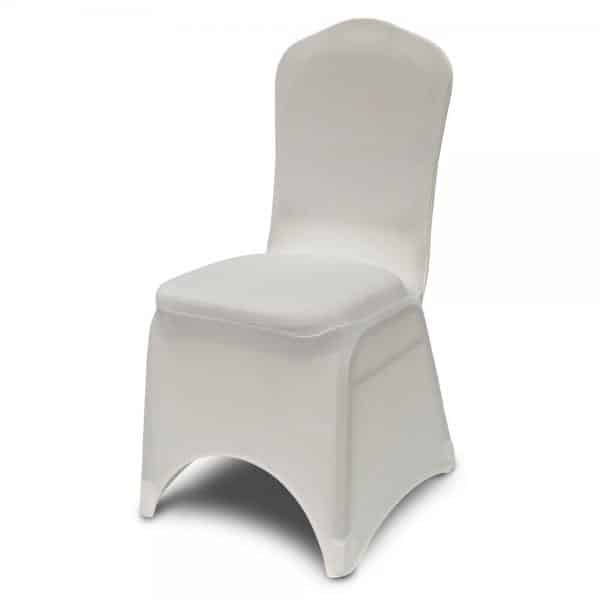 210 GSM Better Quality/Best Value Spandex (Lycra) Banquet & Wedding Chair Cover By Eastern Mills – Ivory | Rental