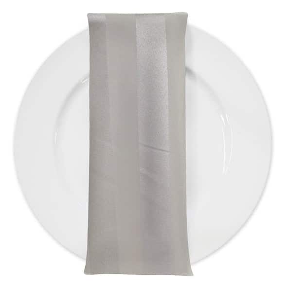 Imperial Stripe Table Napkin in Ivory | Rental Imperial Stripe Table Napkin in Ivory | Rental