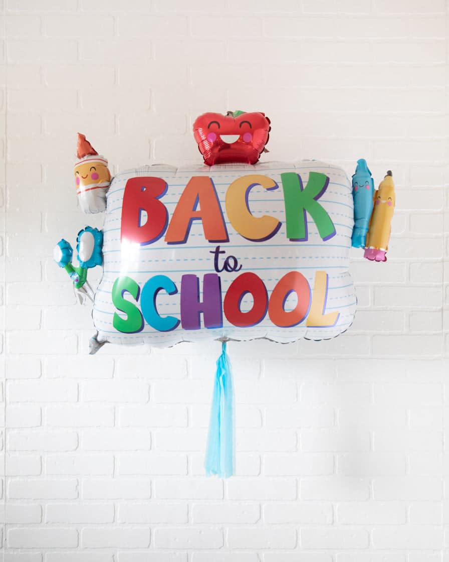 Back 2 School Theme – Back to School Foil Balloon | Rental