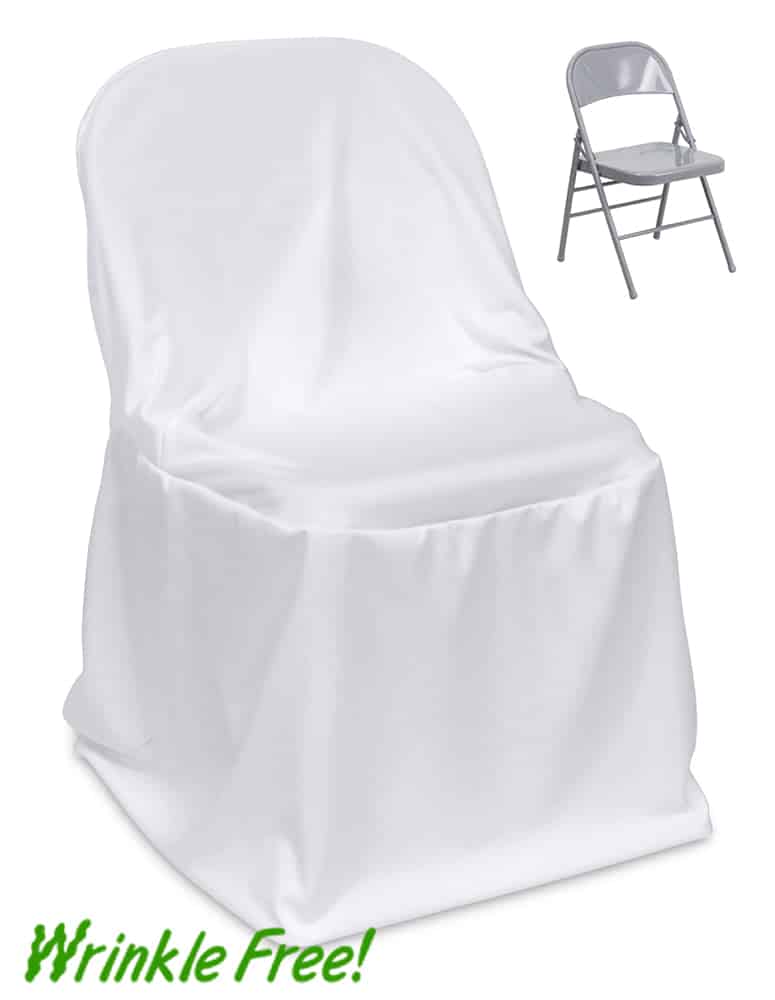 Scuba (Wrinkle-Free) Metal Folding Chair Cover – Premium Quality | Rental Scuba (Wrinkle-Free) Metal Folding Chair Cover – Premium Quality | Rental