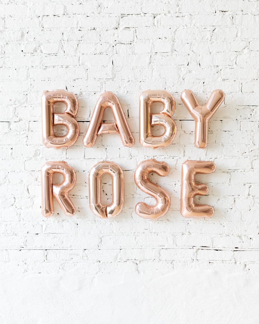 Personalized BABY NAME 16in Foil Balloon Set | Purchase Personalized BABY NAME 16in Foil Balloon Set | Purchase