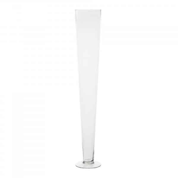 Decostar™ Clear Glass Pilsner Vase 28″ – Clear | Rental Decostar™ Clear Glass Pilsner Vase 28″ – Clear | Rental