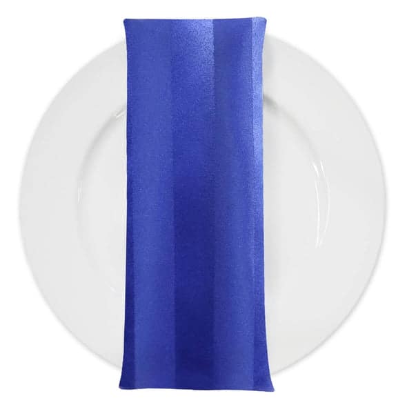 Imperial Stripe Table Napkin in Royal | Rental Imperial Stripe Table Napkin in Royal | Rental